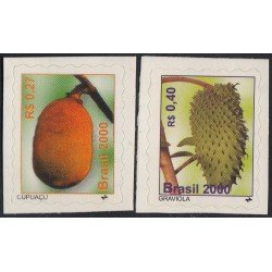 Brasil Brazil 2651/52 2000 Serie Corriente. Frutas (V) MNH Brasil Brazil 2651/52 2000 Serie Corriente. Frutas (V) MNH