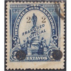 El Salvador SO 149 1905 Monumento de Morazán usados El Salvador SO 149 1905 Monumento de Morazán usados
