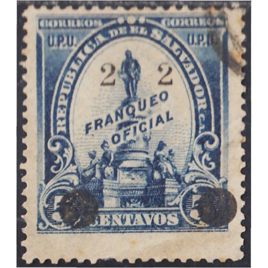 El Salvador SO 149 1905 Monumento de Morazán usados El Salvador SO 149 1905 Monumento de Morazán usados