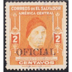 El Salvador SO 242 1947/48 Lic. Crisanto Salazar usados El Salvador SO 242 1947/48 Lic. Crisanto Salazar usados