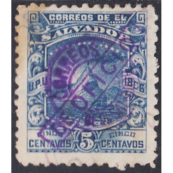 El Salvador SO 16 1896/97 Volcán San Miguel usados El Salvador SO 16 1896/97 Volcán San Miguel usados