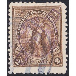 El Salvador SO 2 1896/97 Alegoría usados