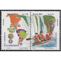 Brasil Brazil 2664/65 2001 Jamborie Panamericano MNH Brasil Brazil 2664/65 2001 Jamborie Panamericano MNH