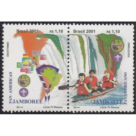 Brasil Brazil 2664/65 2001 Jamborie Panamericano MNH