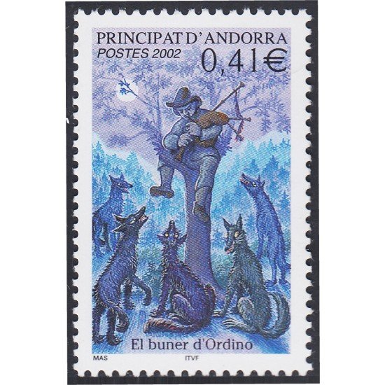 Andorra Francesa 589 2003 El buner de Ordino MNH Andorra Francesa 589 2003 El buner de Ordino MNH