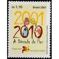 Brasil Brazil 2680 2001 Década de La paz MNH Brasil Brazil 2680 2001 Década de La paz MNH