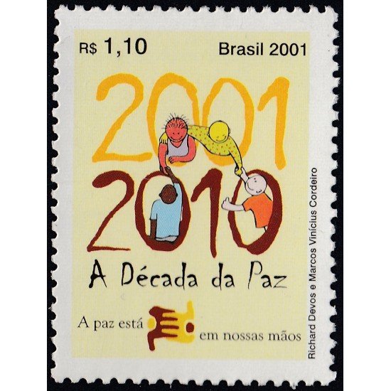 Brasil Brazil 2680 2001 Década de La paz MNH