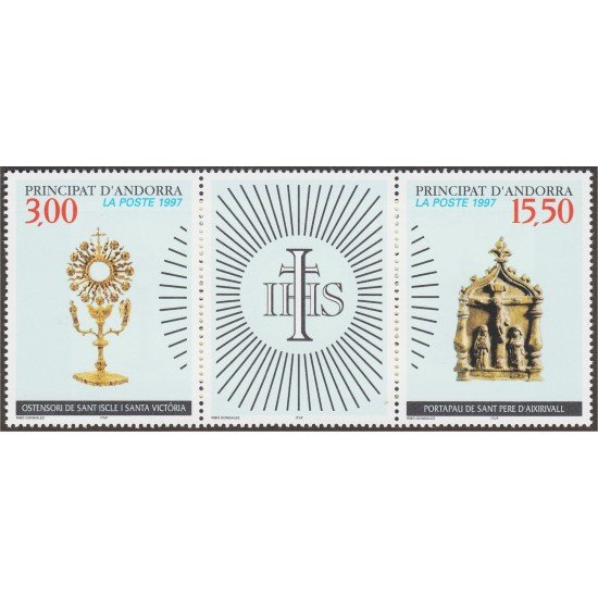 Andorra Francesa 491/92A 1997 Patrimonio Nacional MNH Andorra Francesa 491/92A 1997 Patrimonio Nacional MNH