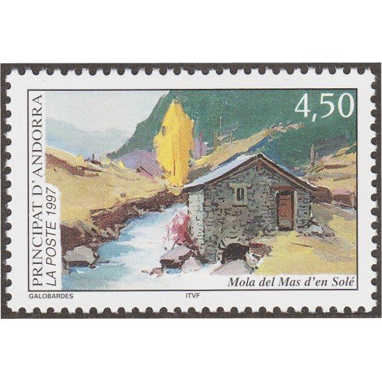 Andorra Francesa 490 1997 Molino MNH Andorra Francesa 490 1997 Molino MNH
