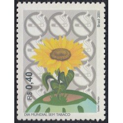 Brasil Brazil 2682 2001 Día Mundial sin Tabaco MNH Brasil Brazil 2682 2001 Día Mundial sin Tabaco MNH