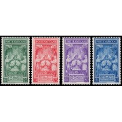 Vaticano 86/89 1939 Coronación de Pío XII Religión MH Vaticano 86/89 1939 Coronación de Pío XII Religión MH