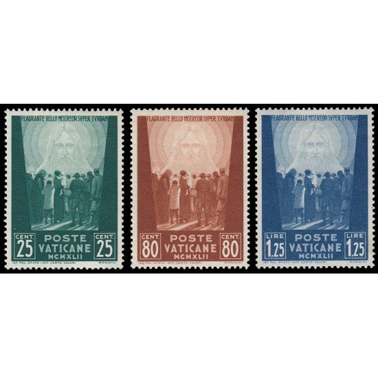 Vaticano 95/97 1942 Por los prisioneros de guerra MH