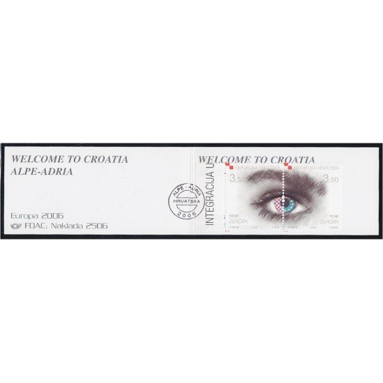 Croacia Croatia 727/28 2006 Europa La Integración  MNH carnet