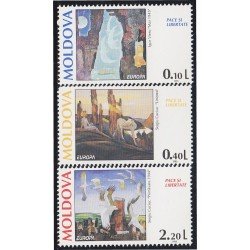 Moldavia 135/37 1996 Europa Paz y Libertad MNH Moldavia 135/37 1996 Europa Paz y Libertad MNH