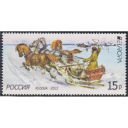 Rusia 7389 2013 Europa Vehículos Postales MNH