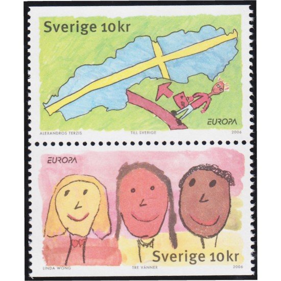 Suecia Sweden 2510/11 2006 Europa La Integración MNH Suecia Sweden 2510/11 2006 Europa La Integración MNH