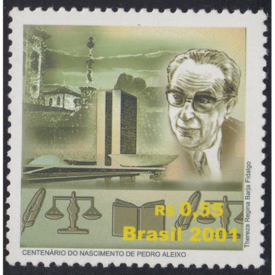 Brasil Brazil 2702 2001 100° del nacimiento de Pedro Aleixo MNH