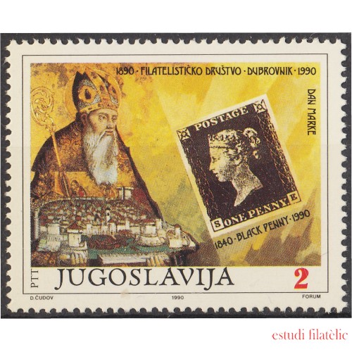 Yugoslavia 2316 1990 Día del sello MNH
