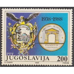 Yugoslavia 2185 1988 50 Años de la Universidad Eslovena de Artes y Ciencias MNH Yugoslavia 2185 1988 50 Años de la Universidad Eslovena de Artes y Ciencias MNH