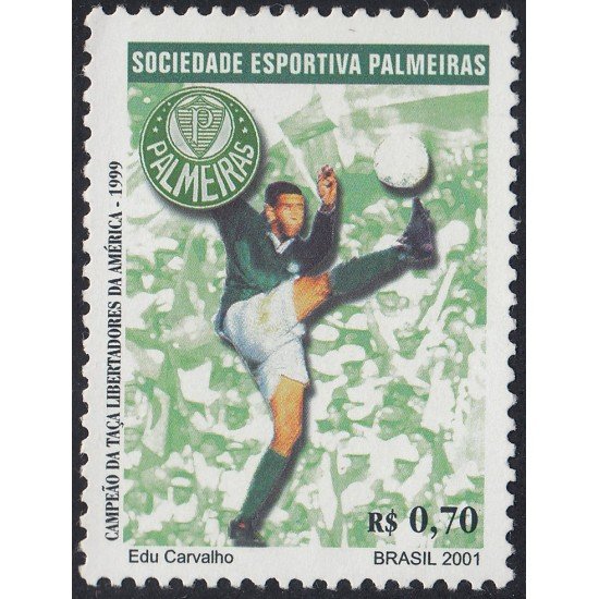 Brasil Brazil 2705 2001 Clubs de Fútbol campeones de la Copa Libertadores (IV) MNH