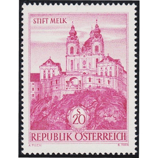 Österreich Austria 967 1963 Abadía de Melk MNH Österreich Austria 967 1963 Abadía de Melk MNH
