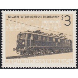 Österreich Austria 964 1962 125 Aniversario de los ferrocarriles austriacos Locomotora MNH Österreich Austria 964 1962 125 Aniversario de los ferrocarriles austriacos Locomotora MNH
