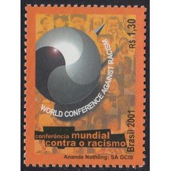 Brasil Brazil 2708 2001 Conferencia Mundial contra el racismo MNH Brasil Brazil 2708 2001 Conferencia Mundial contra el racismo MNH