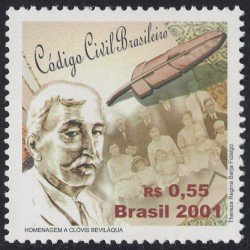 Brasil Brazil 2711 2001 Homenaje a Clovis Bevilaqua MNH Brasil Brazil 2711 2001 Homenaje a Clovis Bevilaqua MNH