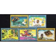 Rusia 5483/87 1988 Dibujos animados soviéticos MNH