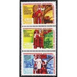 Rusia 5041/43 1983 Programa alimentario MNH Rusia 5041/43 1983 Programa alimentario MNH