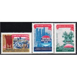 Rusia 4197/99 1975 58 Aniversario de la Revolución Socialista de Octubre MNH Rusia 4197/99 1975 58 Aniversario de la Revolución Socialista de Octubre MNH