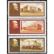 Rusia 5622/24 1989 119 Años del nacimiento de Lenin MNH