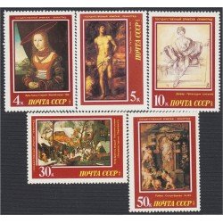 Rusia 5409/13 1987 Museo Estatal del Hermitage en Leningrado MNH Rusia 5409/13 1987 Museo Estatal del Hermitage en Leningrado MNH
