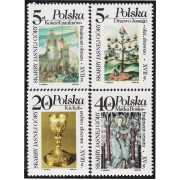 Polonia Poland 2848/51 1986 Tesoros del monasterio de Josna Gora  MNH