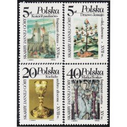 Polonia Poland 2848/51 1986 Tesoros del monasterio de Josna Gora MNH Polonia Poland 2848/51 1986 Tesoros del monasterio de Josna Gora MNH