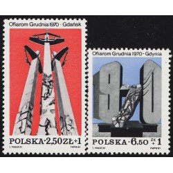 Polonia Poland 2597/98 1981 Monumentos a las víctimas de los disturbios de diciembre de 1970 MNH Polonia Poland 2597/98 1981 Monumentos a las víctimas de los disturbios de diciembre de 1970 MNH
