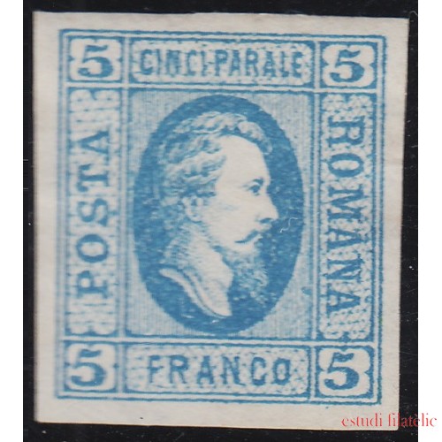 Rumanía Romania 12 1865 Príncipe Alexander Jean I Couza MH