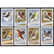 Rumanía  Romania 2211/18 1966 Pájaros cantando MNH