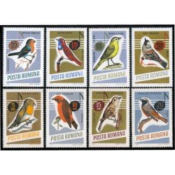 Rumanía Romania 2211/18 1966 Pájaros cantando MNH Rumanía Romania 2211/18 1966 Pájaros cantando MNH