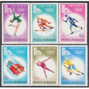 Rumanía  Romania 3241/46 1980 Juegos olímpicos de invierno MNH