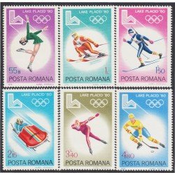 Rumanía Romania 3241/46 1980 Juegos olímpicos de invierno MNH Rumanía Romania 3241/46 1980 Juegos olímpicos de invierno MNH