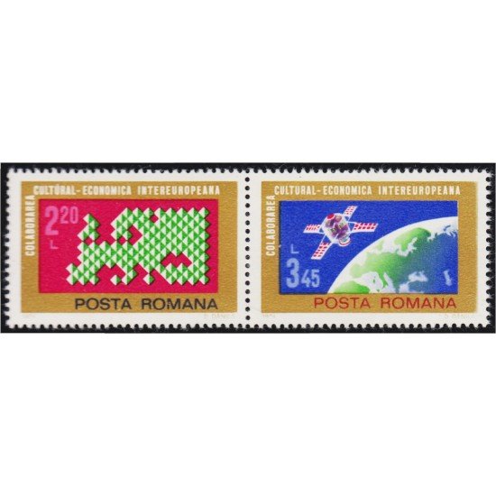 Rumanía Romania 2836/37 1974 Colaboración económica y cultural Europea MNH Rumanía Romania 2836/37 1974 Colaboración económica y cultural Europea MNH
