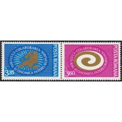 Rumanía Romania 2755/56 1973 Colaboración Europea MNH Rumanía Romania 2755/56 1973 Colaboración Europea MNH