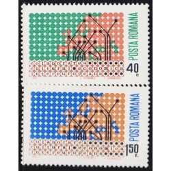 Rumanía Romania 2533/34 1970 Colaboración cultural y económica Europea MNH Rumanía Romania 2533/34 1970 Colaboración cultural y económica Europea MNH