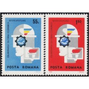 Rumanía  Romania 2461/62 1969 Colaboración Europea MNH