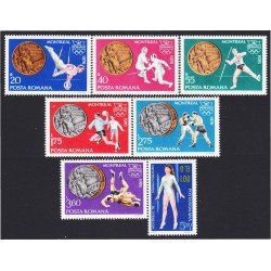 Rumanía Romania 2984/90 1976 Medallas y juegos olímpicos en Montreal MNH Rumanía Romania 2984/90 1976 Medallas y juegos olímpicos en Montreal MNH