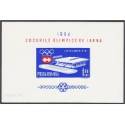 Rumanía HB 56 1963 9º Juegos olímpicos de invierno MNH
