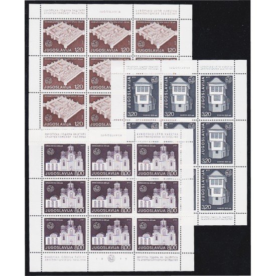 Yugoslavia 1516/18 1975 Minihojita Año europeo MNH Yugoslavia 1516/18 1975 Minihojita Año europeo MNH