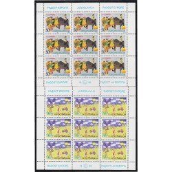 Yugoslavia 2005/06 1985 Minihojita Alegría de europa Dibujos infantiles MNH Yugoslavia 2005/06 1985 Minihojita Alegría de europa Dibujos infantiles MNH