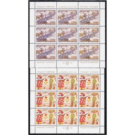Yugoslavia 1686/87 1979 Minihojita Encuentro de infantes de Europa MNH Yugoslavia 1686/87 1979 Minihojita Encuentro de infantes de Europa MNH